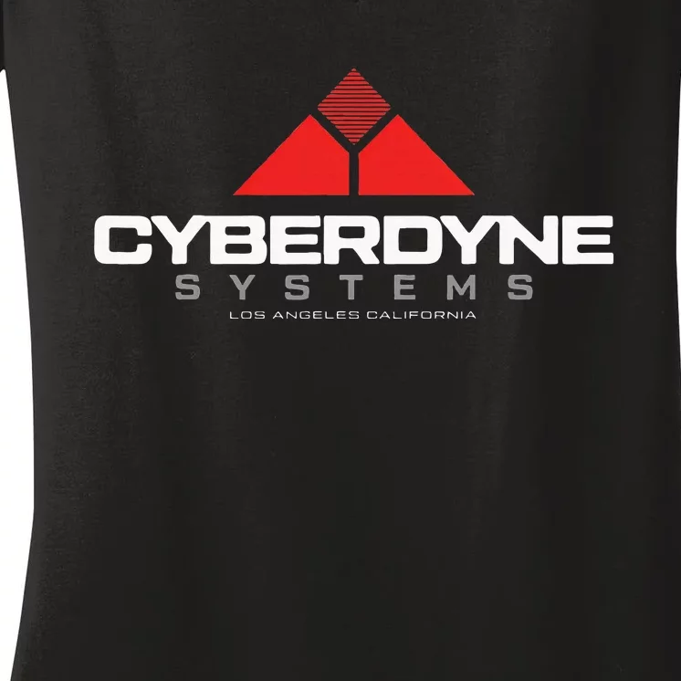 Cyberdyne Systems Logo Women's V-Neck T-Shirt