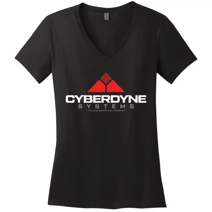 Cyberdyne Systems Logo Women's V-Neck T-Shirt