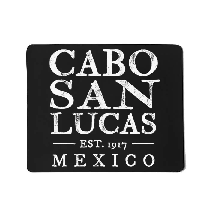 Cabo San Lucas Mexico Retro Souvenir Distressed Mousepad