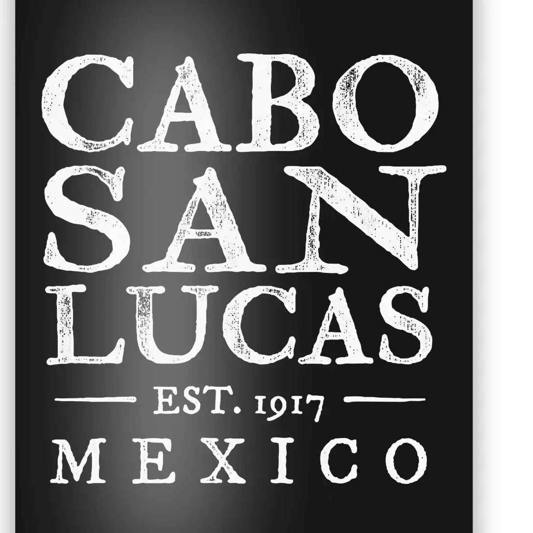 Cabo San Lucas Mexico Retro Souvenir Distressed Poster