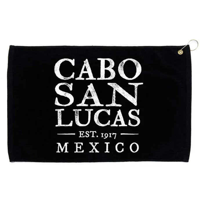 Cabo San Lucas Mexico Retro Souvenir Distressed Grommeted Golf Towel