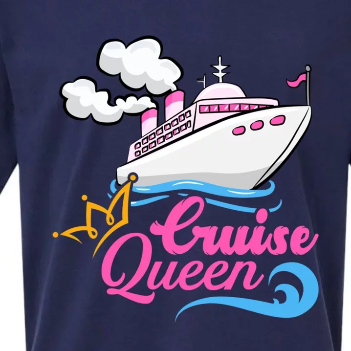 Cruise Ship Lover Cruise Queen Great Gift Sueded Cloud Jersey T-Shirt