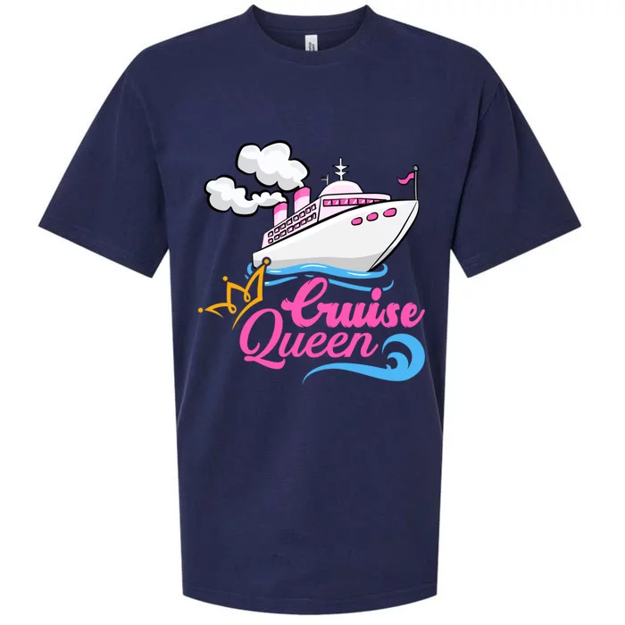 Cruise Ship Lover Cruise Queen Great Gift Sueded Cloud Jersey T-Shirt