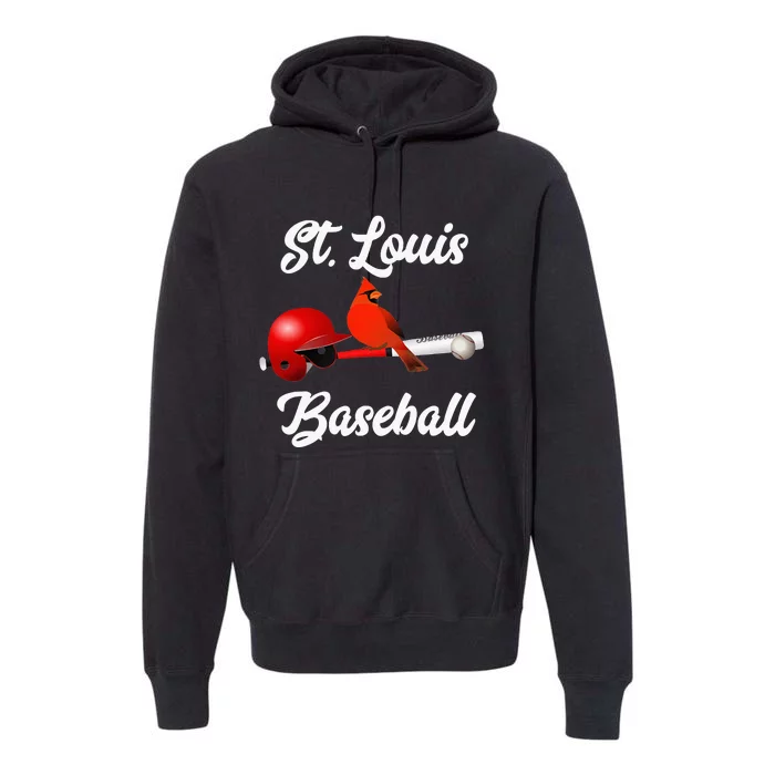 Classic St. Louis Missouri Baseball Fan Premium Hoodie