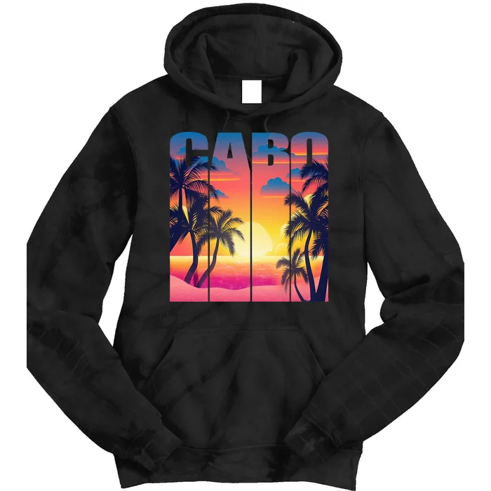 Cabo San Lucas Mexico Family Vacays Summer Trip 2024 Tie Dye Hoodie