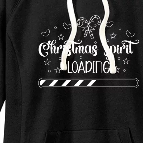 Christmas Spirit Loading Women's Fleece Hoodie