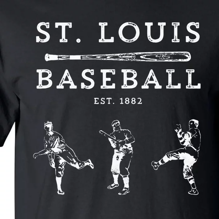 Classic St. Louis Missouri Baseball Fan Tall T-Shirt