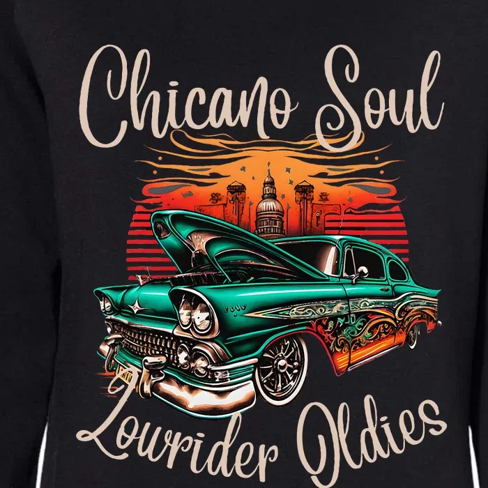 Chicano Soul Lowrider Oldies Car Clothing Low Slow Cholo Womens California Wash Sweatshirt