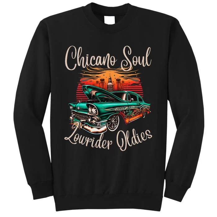 Chicano Soul Lowrider Oldies Car Clothing Low Slow Cholo Tall Sweatshirt