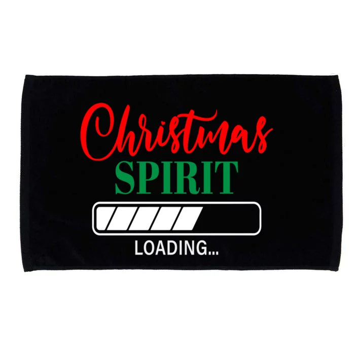 Christmas Spirit Loading Xmas Family Party Holiday Charging Gift Microfiber Hand Towel