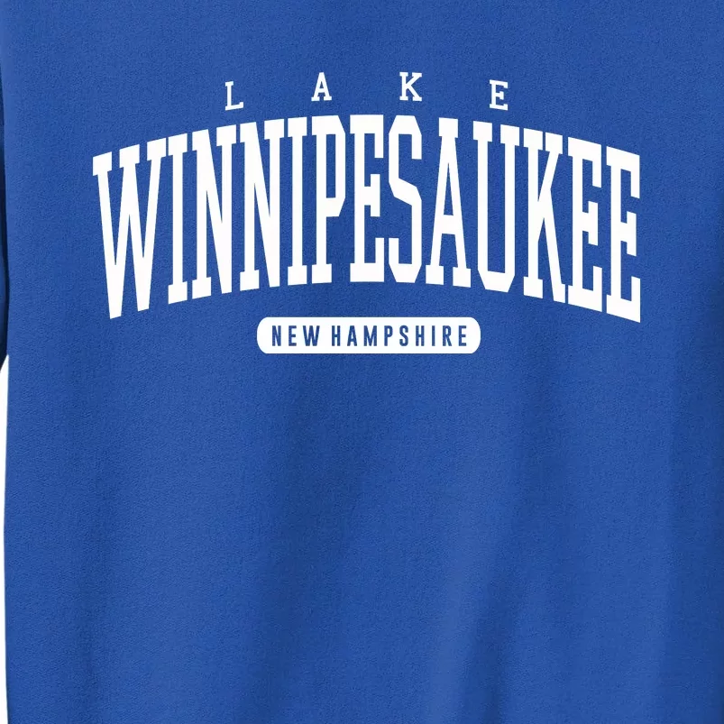 College Style Lake Winnipesaukee New Hampshire Souvenir Gift Great Gift Tall Sweatshirt