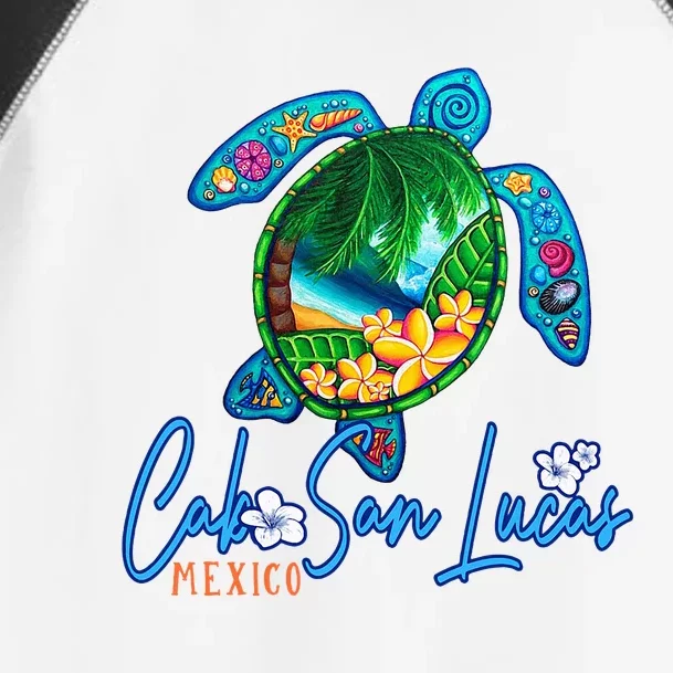 Cabo San Lucas Sea Turtle Mexico Vacation Family Trip Toddler Fine Jersey T-Shirt