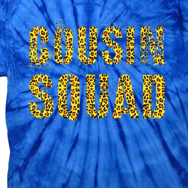 Cousin Squad Leopard Print Funny Mimi Poppy Reeducation Camp Cute Gift Tie-Dye T-Shirt