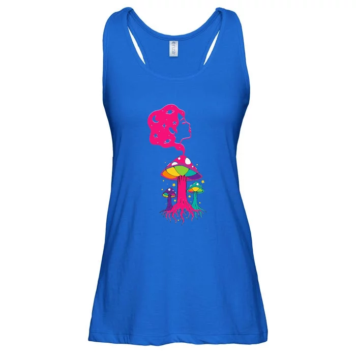 Cosmic Shroom Lady Ladies Essential Flowy Tank