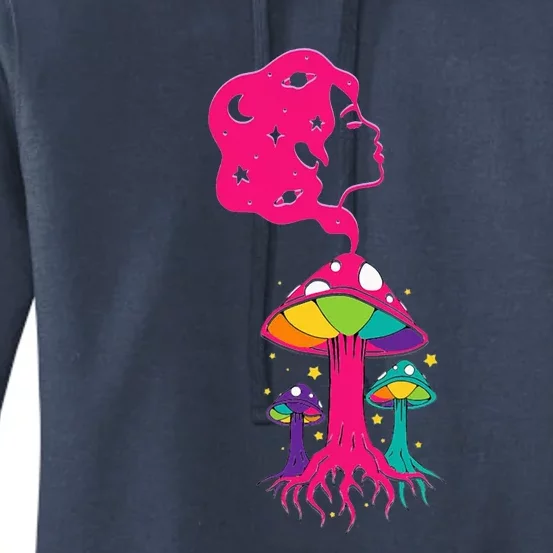 Cosmic Shroom Lady Women's Pullover Hoodie