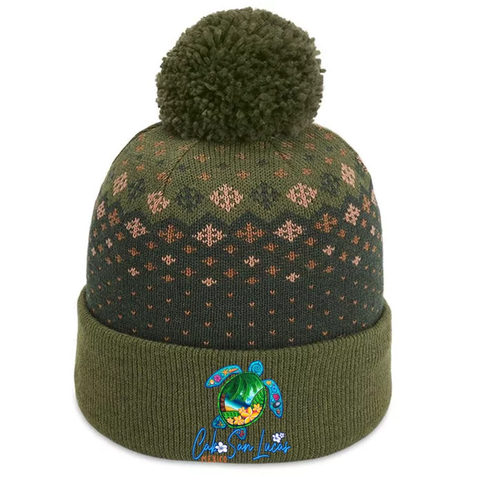 Cabo San Lucas Sea Turtle Mexico Vacation Family Trip The Baniff Cuffed Pom Beanie