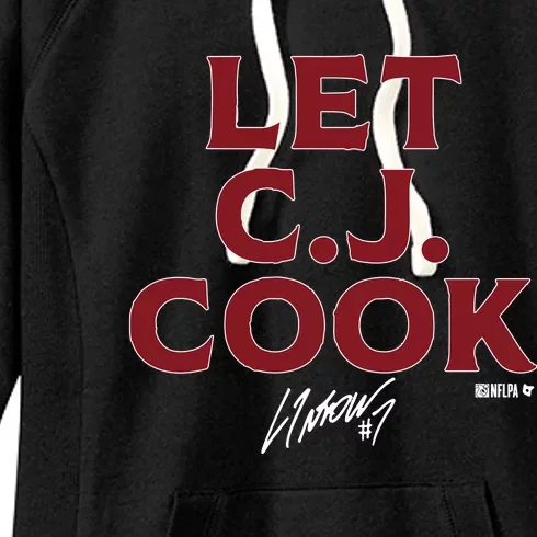 Cj Stroud Let Cj Cook Women's Fleece Hoodie