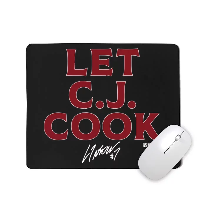 Cj Stroud Let Cj Cook Mousepad