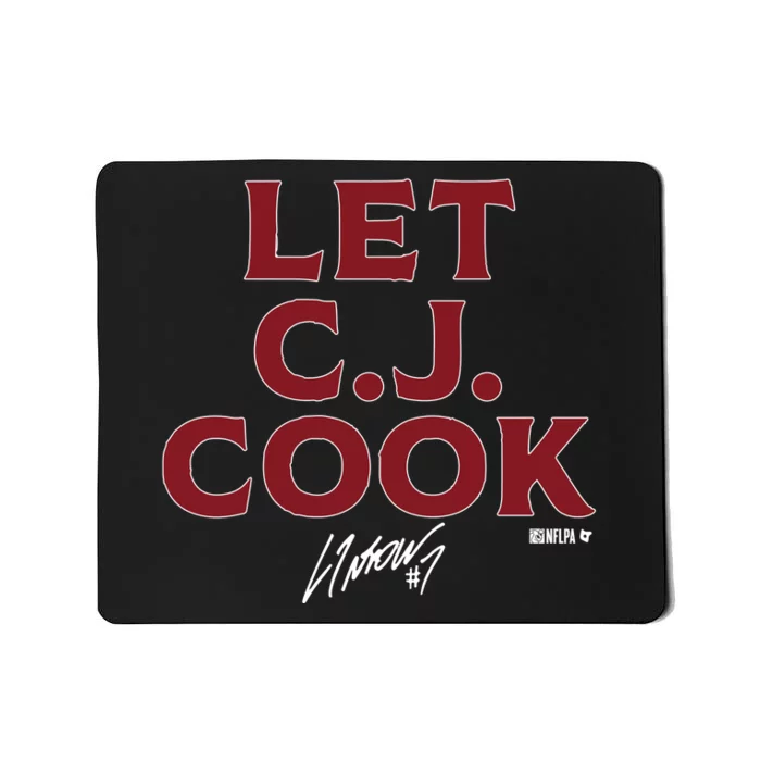 Cj Stroud Let Cj Cook Mousepad