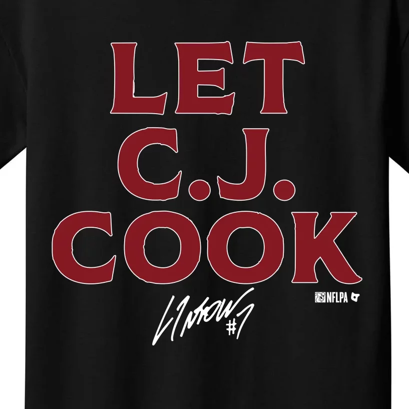 Cj Stroud Let Cj Cook Kids T-Shirt