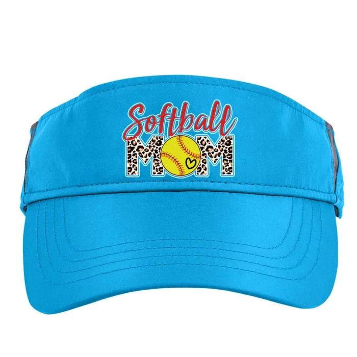 Cute Softball Mom Adult Drive Performance Visor