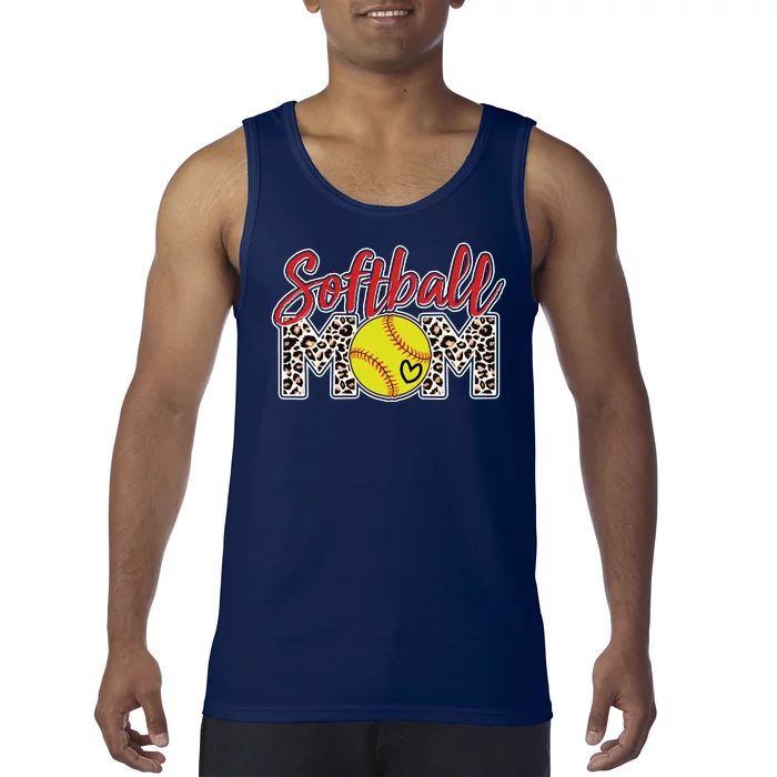 Cute Softball Mom Tank Top