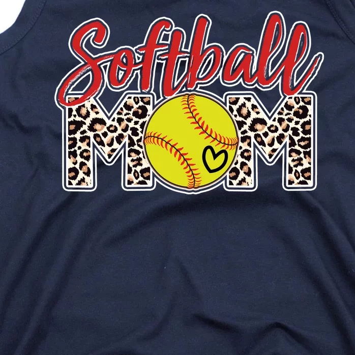 Cute Softball Mom Tank Top