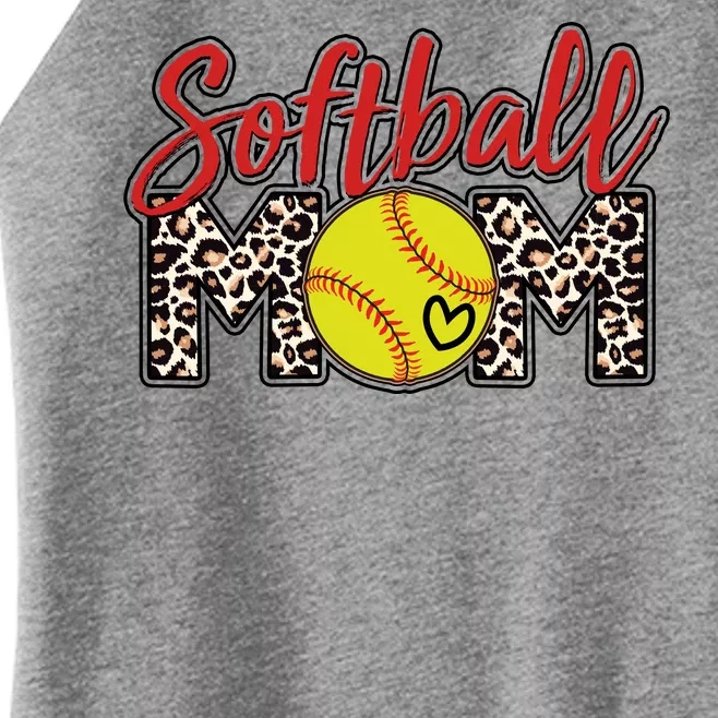 Cute Softball Mom Women’s Perfect Tri Rocker Tank