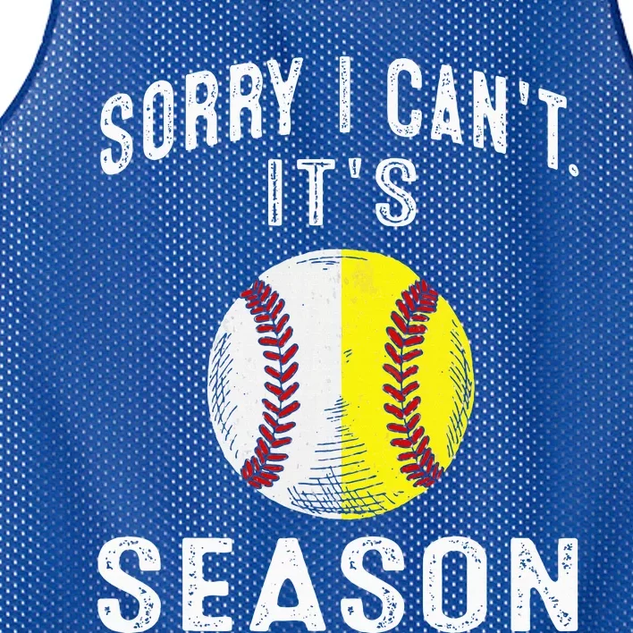 Cool Softball Mom Baseball Sorry I CanT Its Baseball Mesh Reversible Basketball Jersey Tank