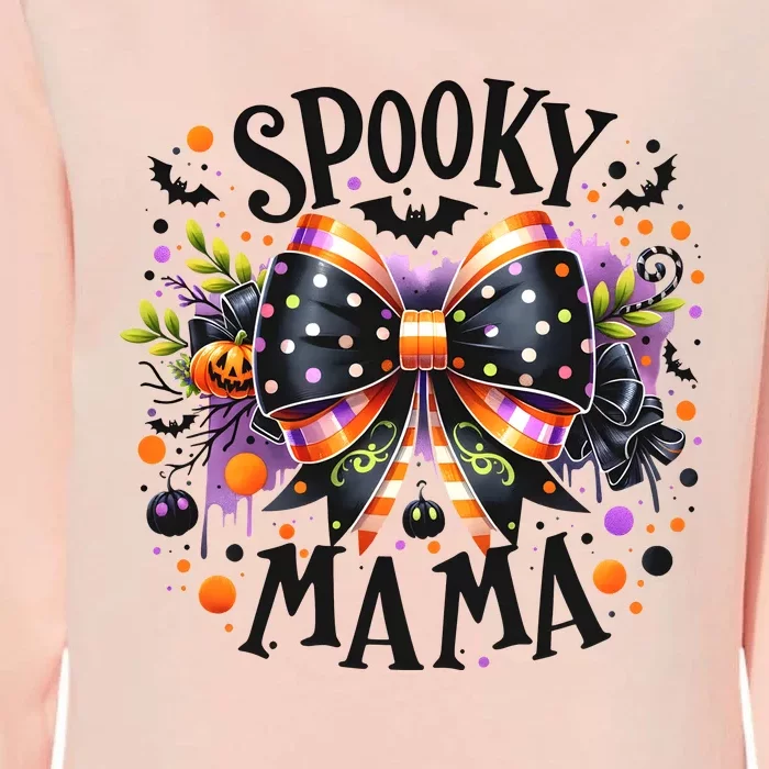 Coquette Spooky Mama Halloween Womens California Wash Sweatshirt