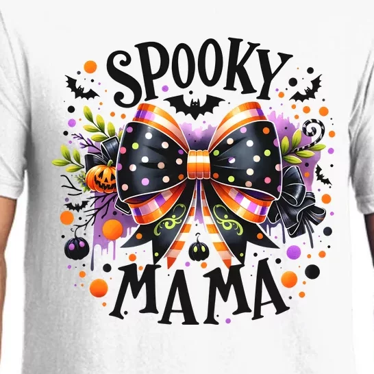 Coquette Spooky Mama Halloween Pajama Set