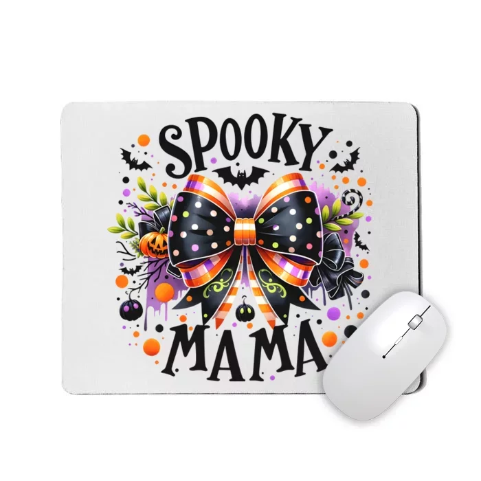 Coquette Spooky Mama Halloween Mousepad