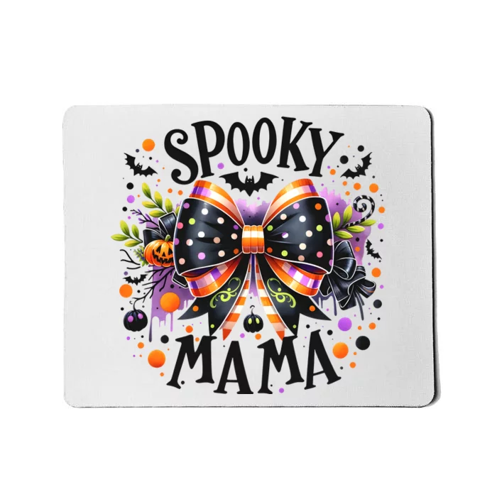 Coquette Spooky Mama Halloween Mousepad