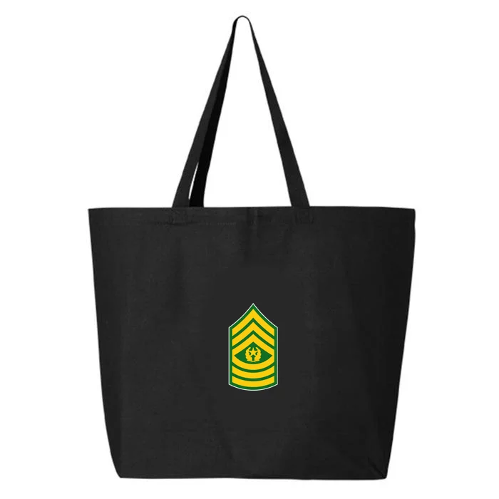 Command Sergeant Major Military Badge 25L Jumbo Tote