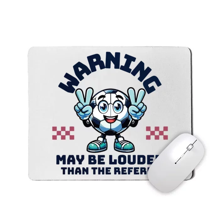 Cute Soccer Mama Mothers Day Gift For Soccer Mom Soccer Lover Mousepad