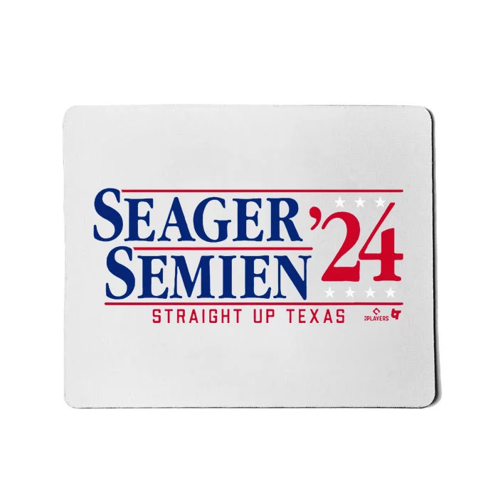 Corey Seager & Marcus Semien 24 Texas Baseball Mousepad