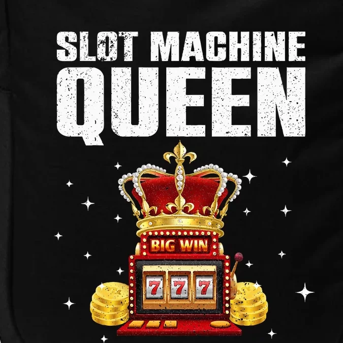 Cool Slot Machine Queen for Casino Gambler Impact Tech Backpack