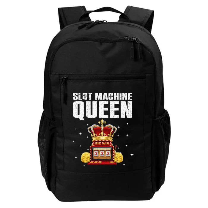 Cool Slot Machine Queen for Casino Gambler Daily Commute Backpack