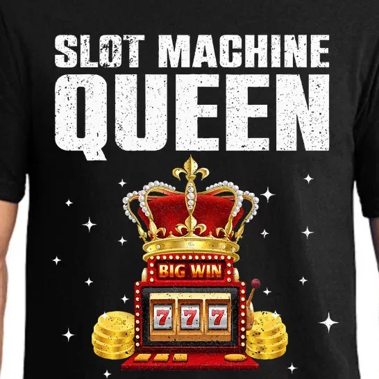 Cool Slot Machine Queen for Casino Gambler Pajama Set