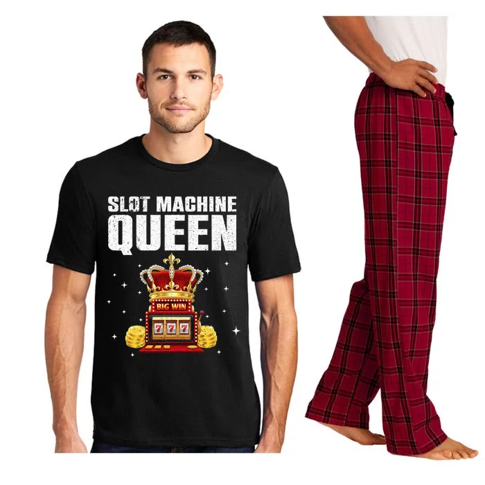 Cool Slot Machine Queen for Casino Gambler Pajama Set