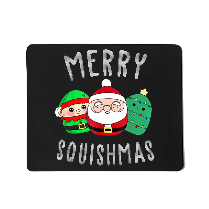 Cute Squishmallow Merry Squishmas Ugly Sweater Family Pjs Mousepad