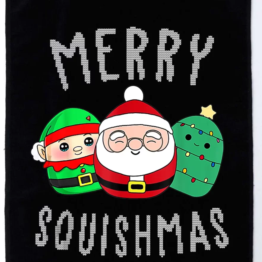 Cute Squishmallow Merry Squishmas Ugly Sweater Family Pjs Platinum Collection Golf Towel