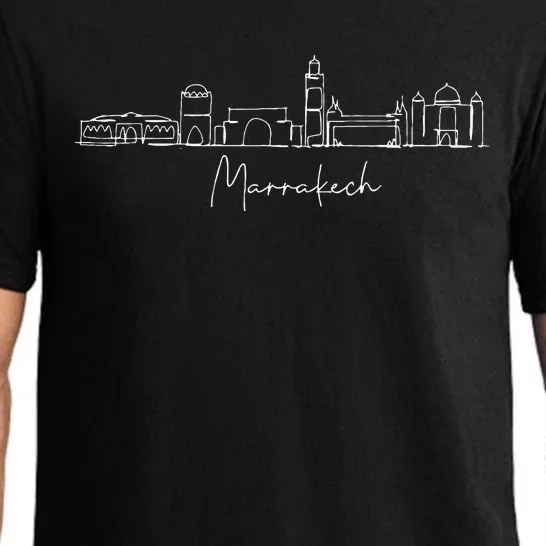 City Skyline Marrakech Morroco Pajama Set