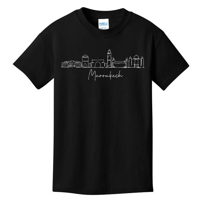 City Skyline Marrakech Morroco Kids T-Shirt