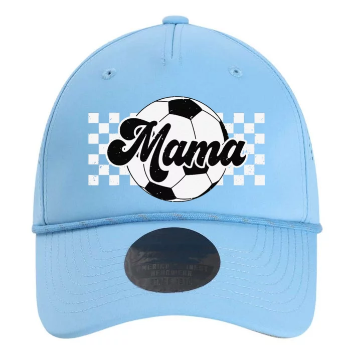 Checkered Soccer Mama Retro Soccer Mom Soccer Season Performance The Dyno Cap