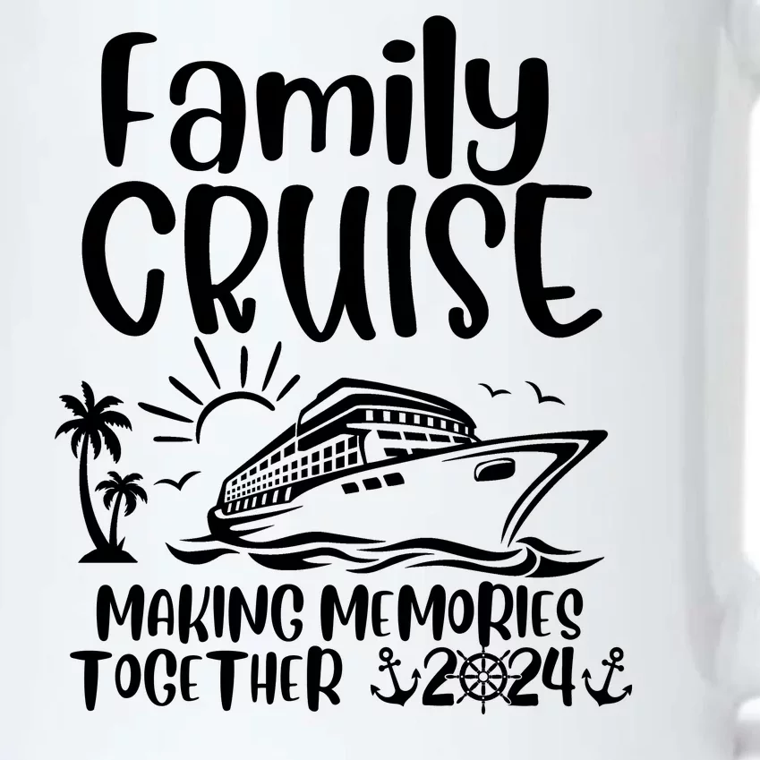 Cruise Squad Making Memories Together 2024 With Sun Tree Ship Anchors Black Color Changing Mug