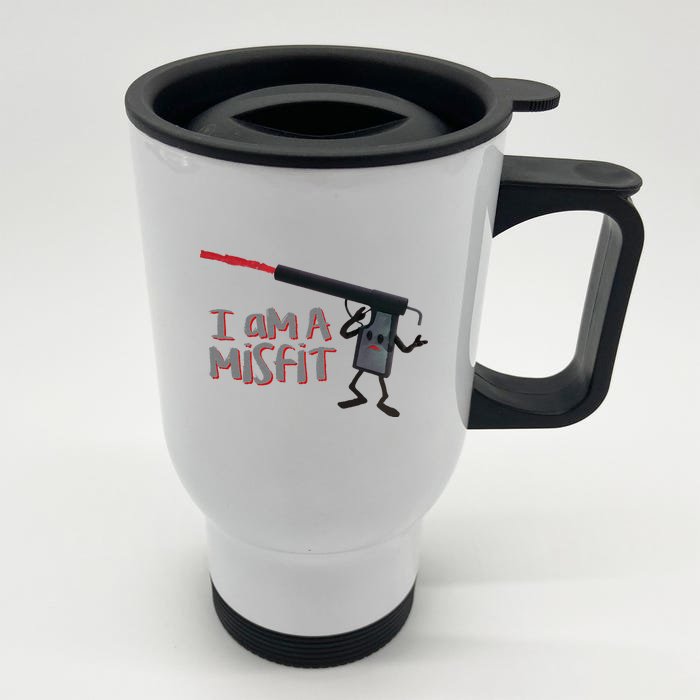 Christmas Special M.I.S.F.I.T Island Jelly Blaster Front & Back Stainless Steel Travel Mug