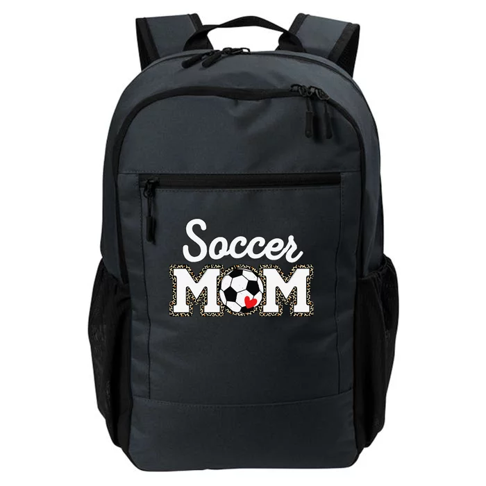 Cute Soccer Mom Leopard Print Mothers Day Daily Commute Backpack