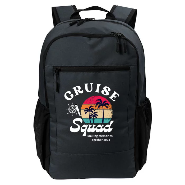 Cruise Squad Making Memories Together 2024 With Sun Tree Ship Anchors Daily Commute Backpack