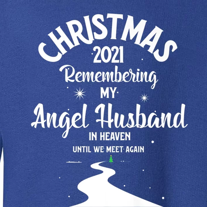 Christmas Sweater My Angel Husband In Heaven In Memorial Cool Gift Toddler Sweatshirt